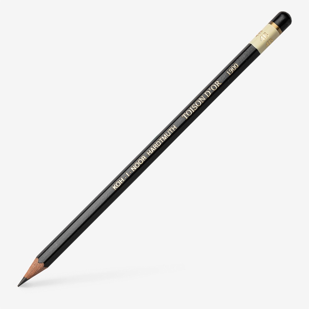 Koh-I-Noor : Toison d'Or : Crayons Graphite 1900 : 4B