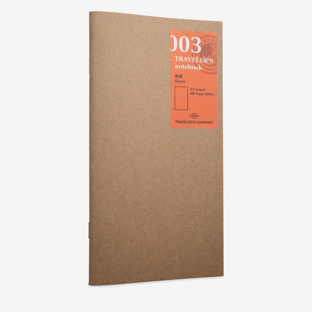 Traveler's Company : Traveler's Notebook : Refill : Blank 003