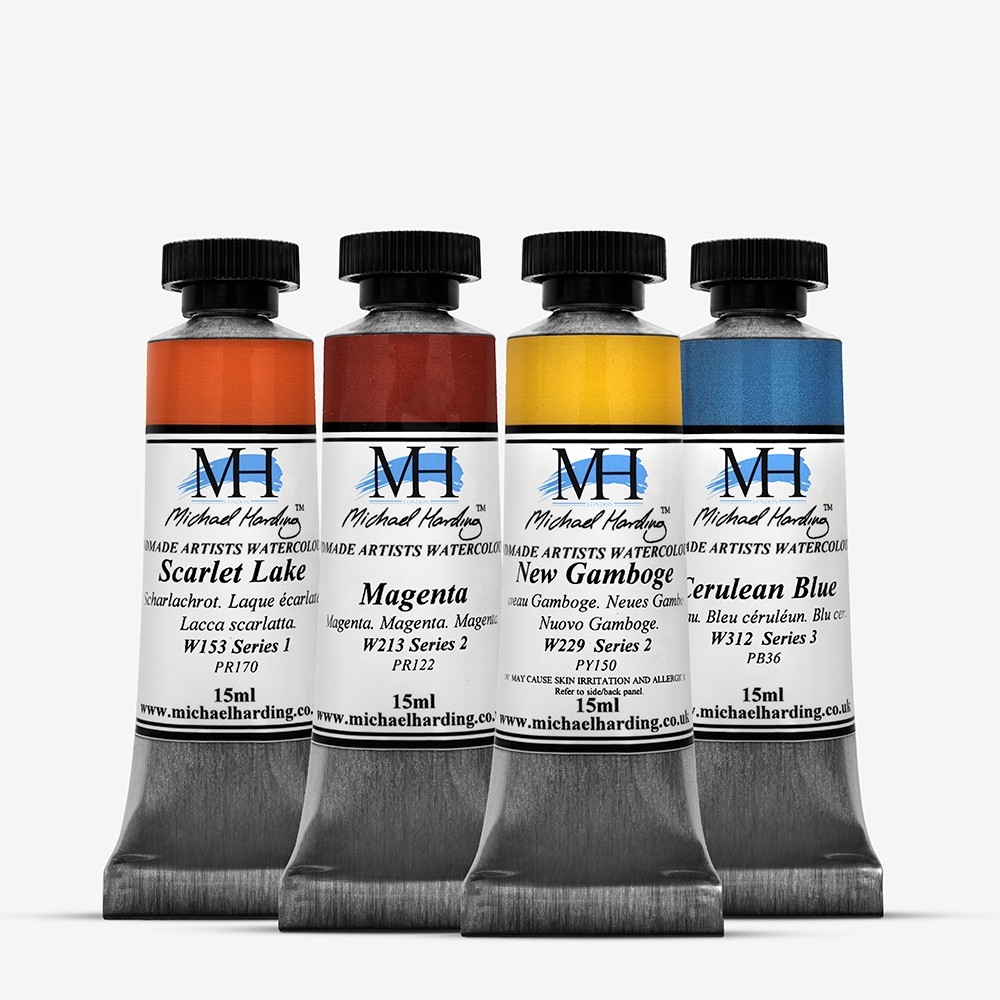 Michael Harding : Professional Watercolour : 15ml : Marlaine Michie Intro Set of 4