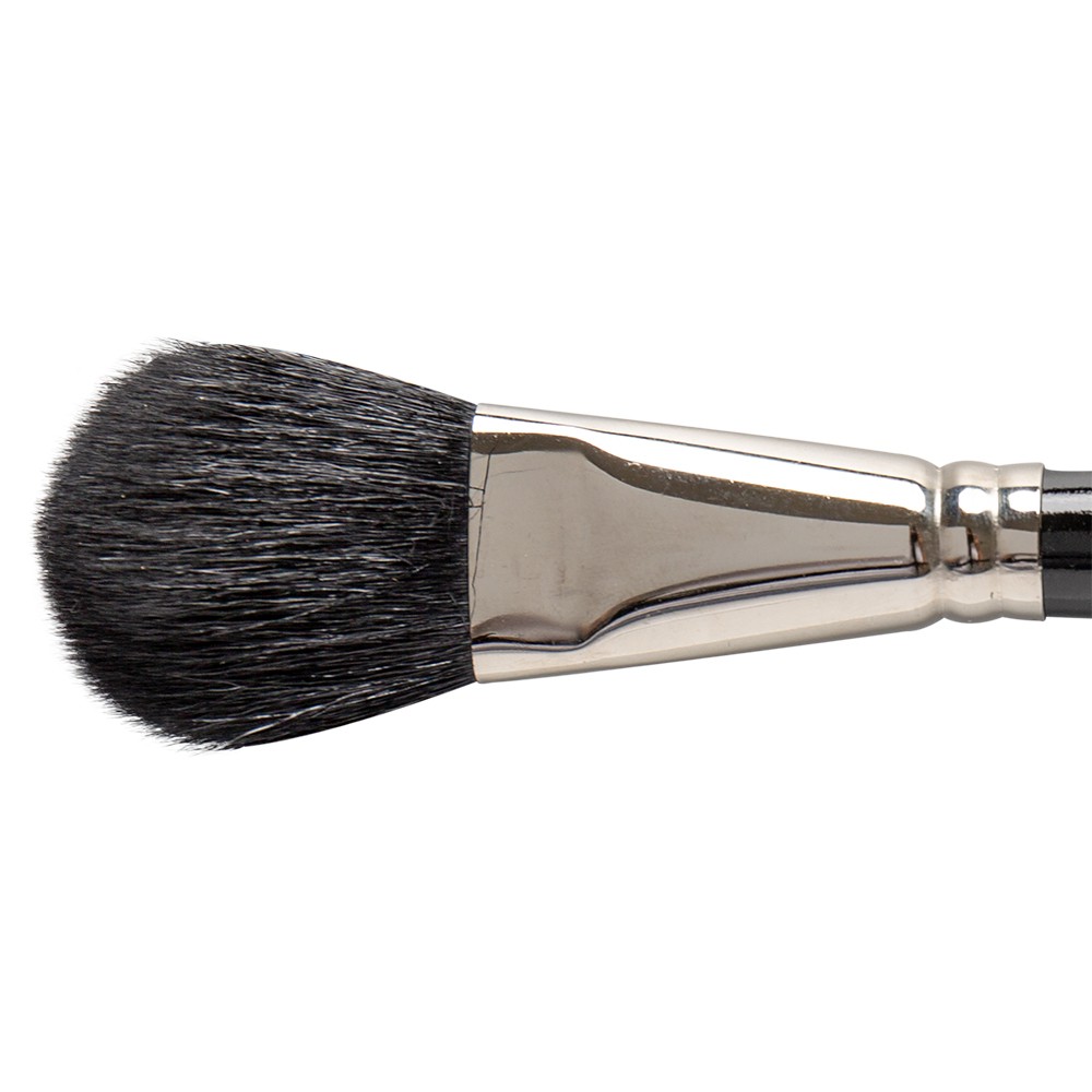 Silver Brush :Pinceau Noir Oval : Evantail : Série 5619S : Taille1in