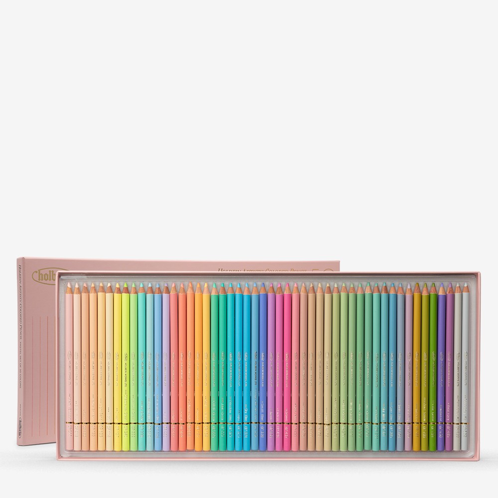 Nouveau holbain Artiste Crayon De Couleur Complète 50 Color Set du Japon 