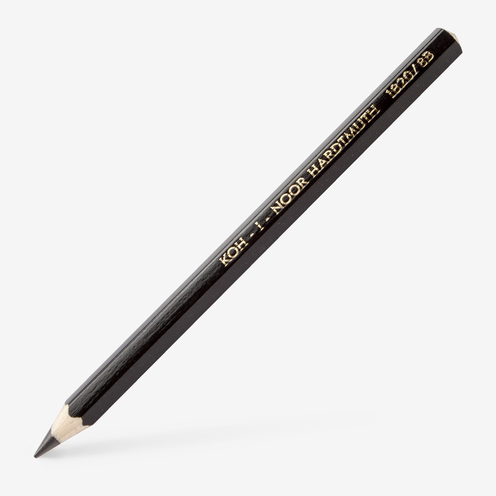 Koh-I-Noor : Jumbo : Crayon Graphite 1820 : 10mm de  Diamètre : 8B