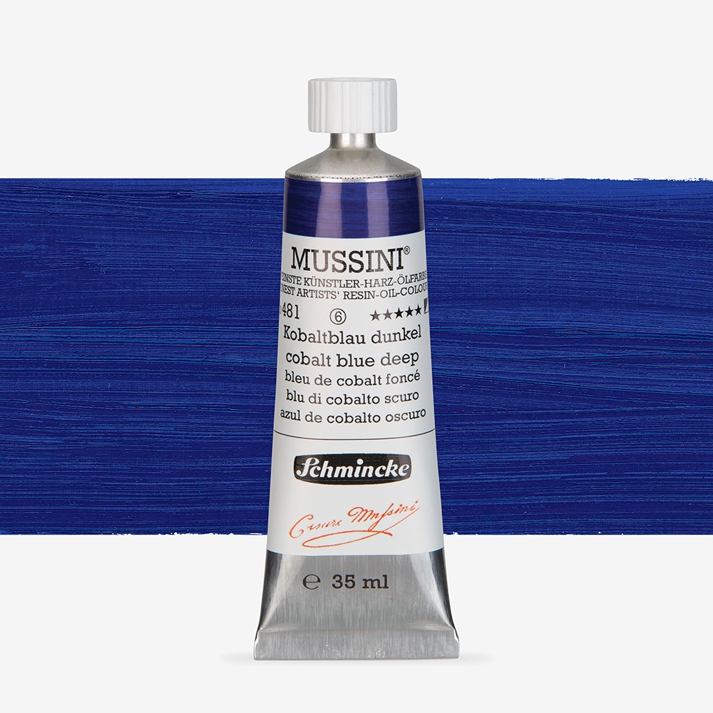 Schmincke : Mussini Oil : Peinture à l'Huile : 35ml : Cobalt Blue Deep