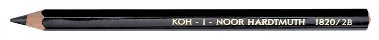 Koh-I-Noor : Jumbo : Crayon Graphite 1820 : 10mm de  Diamètre : 2B