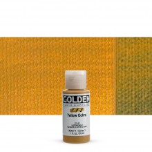 Golden : Fluid :Peinture Acrylique : 30ml (1oz): Yellow Ochre