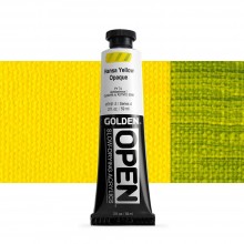 Golden : Open : Peinture Acrylique Séchage Lent: 60ml: Hansa Yellow Opaque IV