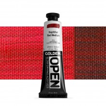 Golden : Open : Peinture Acrylique Séchage Lent: 60ml: Naphthol Red Med V
