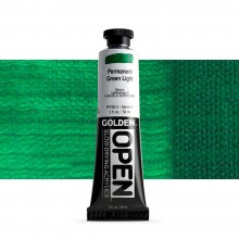 Golden : Open : Peinture Acrylique Séchage Lent: 60ml: Permanent Green Light IV