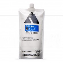 Holbein : White Acrylic Gesso : 900ml : (S) Smooth Texture