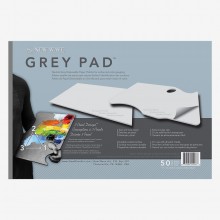 New Wave : Grey Pad Rectangular Disposable Paper Palette
