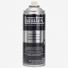 Liquitex : Spray Professionnel : 400ml : Verni Brillant : A Base d'Eau : Peu d'Odeur: Expédition par Voie Terrestre