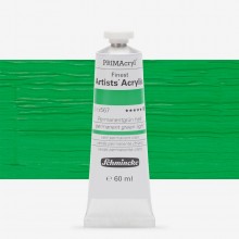 Schmincke :Primacryl Peinture Acrilique : 60ml Permanent Green Light