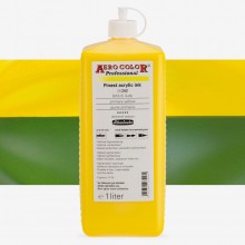 Schmincke :Aero Color : Encre Acrylique de Qualité Supérieure : 1000ml Primary Yellow