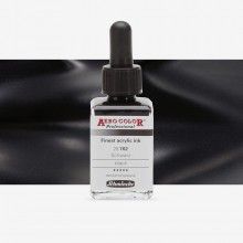 Schmincke :Aero Color : Encre Acrylique de Qualité Supérieure : 28ml Black