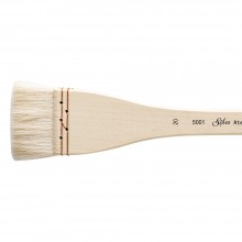 Silver Brush : Atelier Merlu : Manche Long : Plat : Taille 20 : 45mm Large