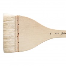 Silver Brush : Atelier Merlu : Manche Long : Plat : Taille 50 : 90mm Large