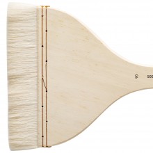 Silver Brush : Atelier Merlu : Manche Long : Plat : Taille 90 : 150mm Large