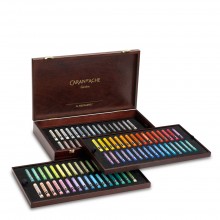 Caran d'Ache : Artist Neopastel : Luxury Wooden : Boite de 96 Couleurs Luxury Wooden Box With 96 Colours