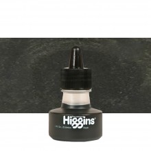 Higgins :Encre Pigmentée : Non-Imperméable : 1oz (29.6ml) Black