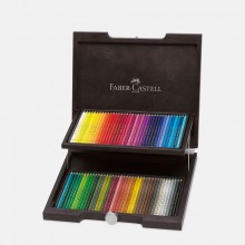 Faber-Castell : Polychromos Pencil : Wooden Box Set of 72