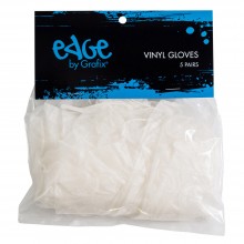 Edge : Gants Blanc en Vynil : Lot de 10