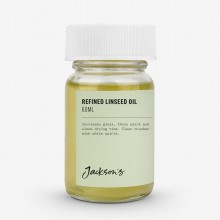 Jacksons huile moyen : Huile de lin raffinée 60ml