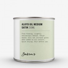 Jackson's :Médium à l'Huile d'Alkyde: Séchage Rapide à Fin Pour Peinture à l'Huile : Satin : 250ml : Livraison par Voie Terrestre