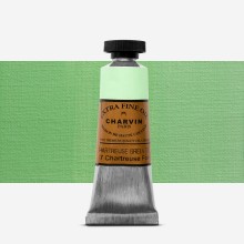 Charvin : Artist Oil Paint : 20ml : Deep Chartreuse Green