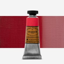 Charvin : Artist Oil Paint : 20ml : Deep Cad Red