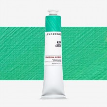 Langridge : Oil Paint : 110ml : Neon Green