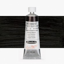 Schmincke : Mussini Oil : Peinture à l'Huile : 35ml : Ivory Black