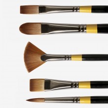 Daler Rowney : System 3 Acrylic Brushes : Long Handles
