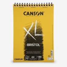 Canson : XL : Bristol : Spiral Pad : 180gsm : 50 Sheets : A4