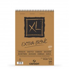 Canson : XL : Croquis : Extra White : Spiral Pad : 90gsm : 120 Sheets : A4