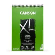 Canson : XL : Drawing : Spiral Pad : 160gsm : 50 Sheets : A3