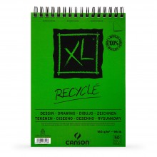 Canson : XL : Recycled : Spiral Pad : 160gsm : 50 Sheets : A3