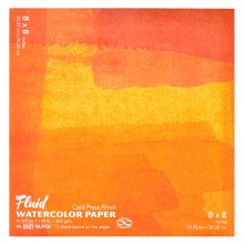 Global : Fluid Easy Bloc : Papier Aquarelle : 300gsm : 8x8in : Grain Fin