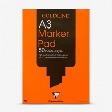 Goldline :Bloc de Papier Absorbant pour Marqueur : 70gsm : A3 29.7x42cm