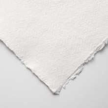 Khadi :Papier Tissu Blanc : 150 gsm : A Moyen Grammage : 21x30cm : Lot de 20 Feuilles