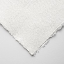 Khadi :Papier Tissu Blanc : 150 gsm : A Moyen Grammage : 11x15cm : Lot de 20 Feuilles