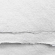 Khadi :Papier Tissu Blanc : 150 gsm : A Moyen Grammage : 7x10cm : Lot de 20 Feuilles
