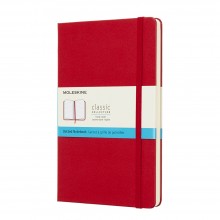 Moleskine :Cahier :  Page Blanche : 13x21cm : Couverture Rigide : 240 pages  Red