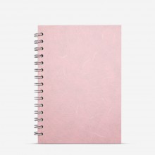 Pink Pig :Cahier de Croquis Aquarelle : 270gsm : A5 : Couverture Rose Pâle : Portrait