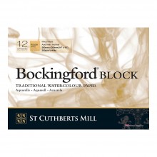 Bockingford : Bloc : 25x35cm : 300g : 12 Feuilles : Grain Torchon