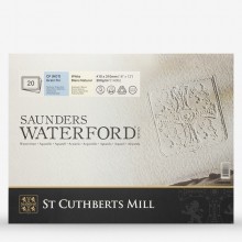 Saunders Waterford : Bloc : 300g : 30x40cm : 20 Feuilles : Grain Fin