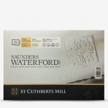 Saunders Waterford : Bloc : 300g : 18x26cm : 7x10in : 20 Feuilles : Grain Torchon