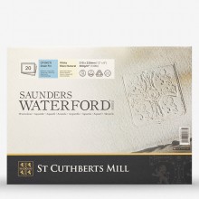 Saunders Waterford : Bloc : 300g : 20x30cm : 20 Feuilles : Grain Fin