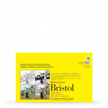 Strathmore : 300 Series : Sequential Art Bristol Pad : 270gsm : 24 Sheets : 11x17in (Apx.28x43cm) : Vellum