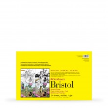 Strathmore : 300 Series : Sequential Art Bristol Pad : 270gsm : 24 Sheets : 11x17in (Apx.28x43cm) : Smooth