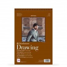 Strathmore : 400 Series : Spiral Drawing Pad : 163gsm : 24 Sheets : A3